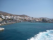 Arriving Into Mykonos by Ferry