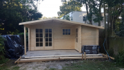 Building the Log Cabin