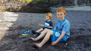 Castletownshend Beach with Jack and Eamonn July 2016