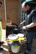 Craig Sorting Out the BBQ