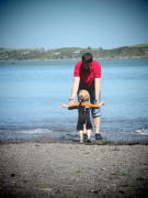 Jack on Castletownsend Beach August 2015