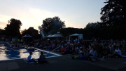 Jaws at Brockwell Lido