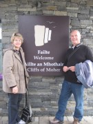 Mom and Dad at Cliffs of Moher