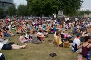 Olympics Crowd at Potters Fields