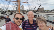 Portsmouth Historic Dockyard August 2016 Hmw Warrior Me and the Folks