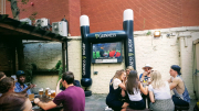 Watching Rugby at the Fox and Hounds Putney June 2017