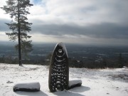 Wooden Carving on Leith Hill